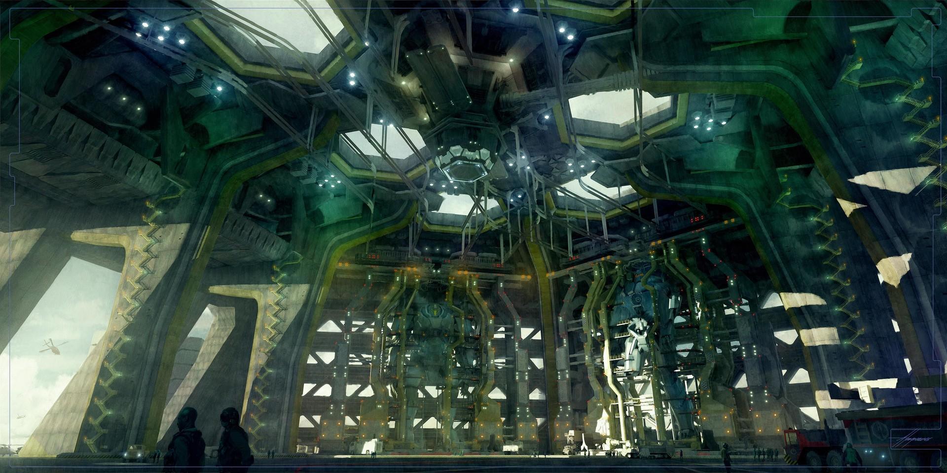 一组质量很高的科幻场景插画作品欣赏!充满想象力的未来世界