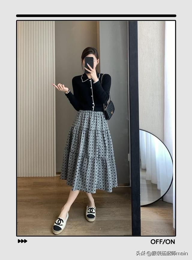 开衫的时尚百搭搭配，短款开衫的搭配（早秋解锁针织开衫的时髦穿法）