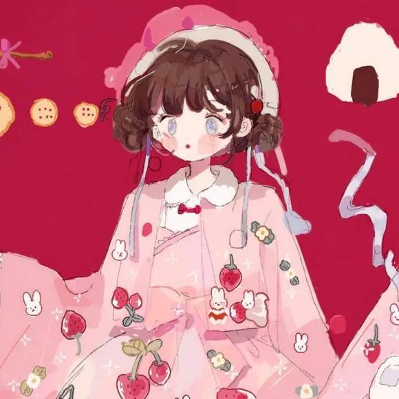 闺蜜头像二人各一张可爱，二人闺蜜专属头像可爱微信（可爱卡通动漫闺蜜头像）