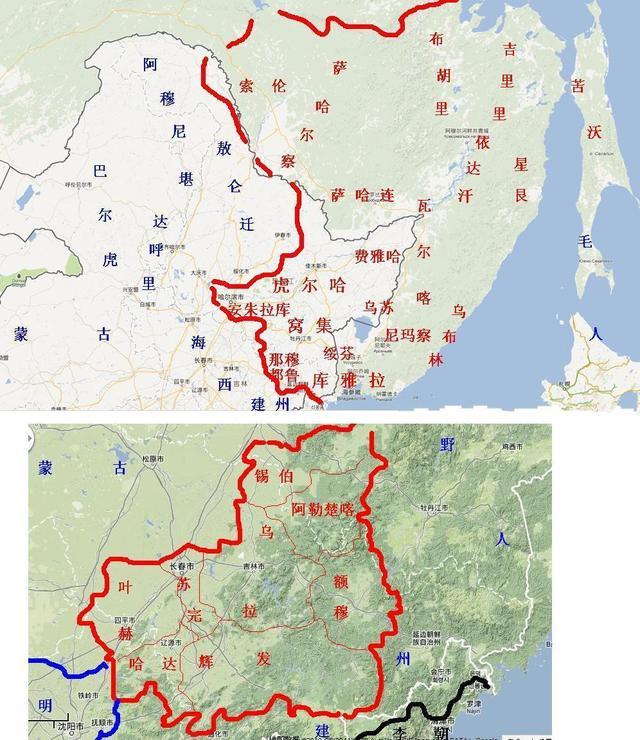 女真族是现在哪个省，女真族是现在什么地方（清初女真部落分布）