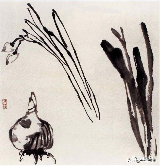 怎样简笔画水仙花，水仙花如何画的简笔画（萧朗教你画花卉——水仙画法）