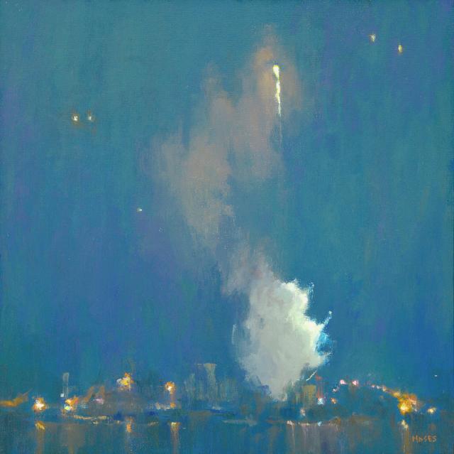 超美的星空图，微信头像，超美的星空图（手绘夜空烟火，好美好厉害的说）