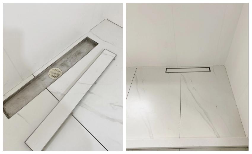 洗完澡后下水速度明显增快,堵塞问题出现的也少了,造型美观的长条地漏