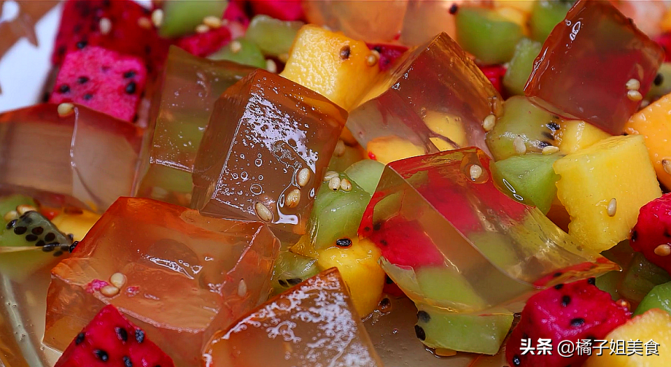 圖片[5]-夏日清涼解暑：白涼粉4步零失敗做法，水果+紅糖+芝麻，口感-起舞食譜網