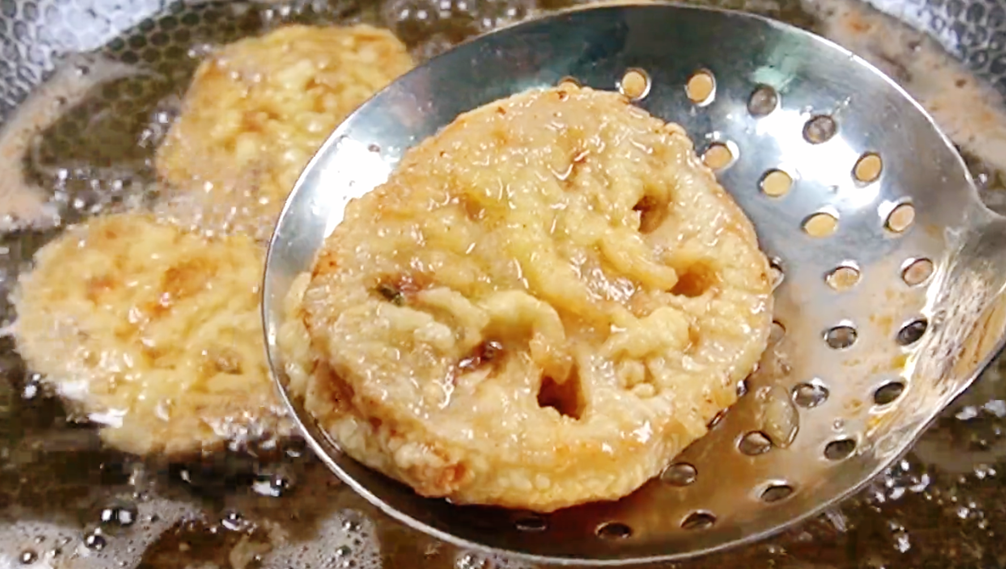 图片[6]-【藕夹】做法步骤图 脆爽美味 外面吃不到-起舞食谱网