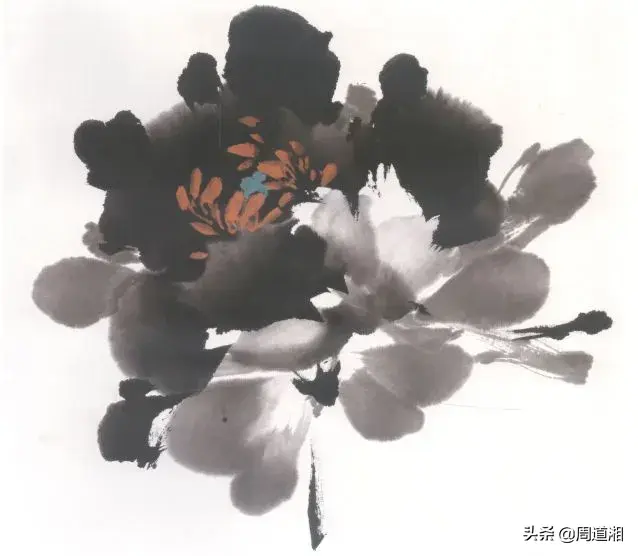 牡丹花头的画法对照表，写意牡丹花头的各种画法