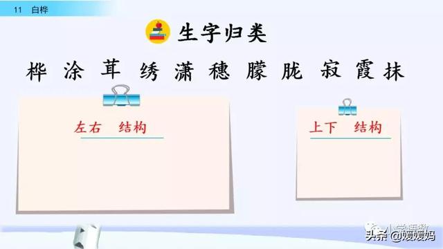 呵什么意思解释，呵字笔画笔顺（四年级下册语文第11课《白桦》图文详解及同步练习）