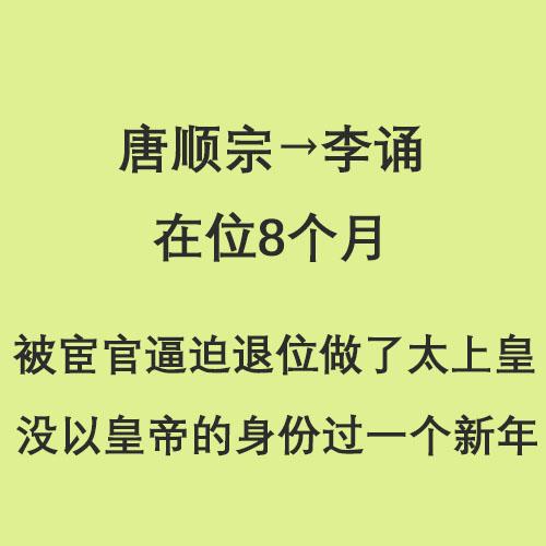 唐朝皇帝顺序表，唐朝皇帝列表（半分钟了解唐朝21位皇帝）