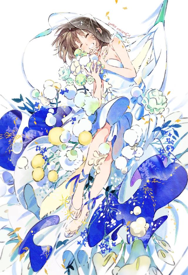 可爱二次元头像，可爱二次元动漫头像微信（小清新风格动漫二次元可爱少女插画手绘）