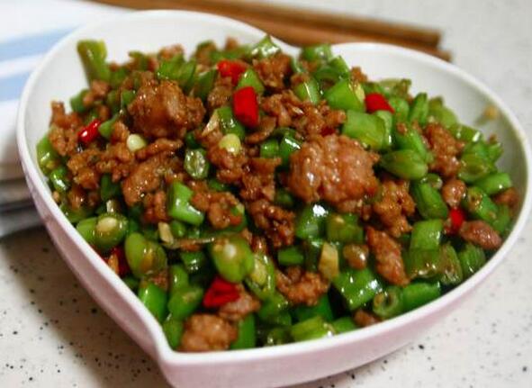 图片[9]-【肉末豆角】做法步骤图 降低胆固醇 失眠就吃它-起舞食谱网