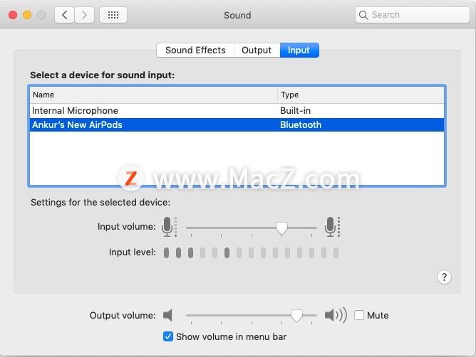 mac没有麦克风权限，mac内置麦克风没有声音6种修复方法
