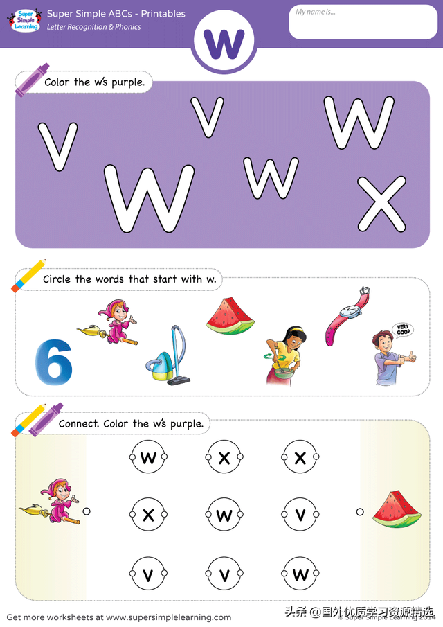 window怎么读，窗户的英语怎么说（自然拼读-辅音字母w的单词及练习）