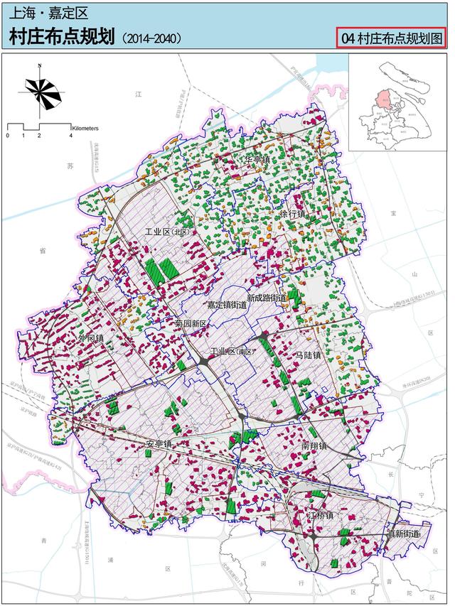 上海市嘉定区地图，上海市嘉定区2035总规的几张重要地图（上海市嘉定区老地图上面城区很小）