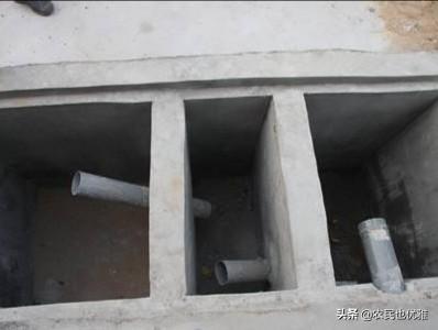 农村民房怎样建化粪池，农村砖砌三格式化粪池