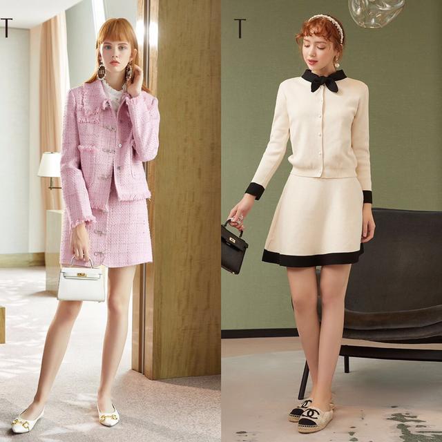 很流行的轻复古女装照着穿就够美，复古女人味搭配示范