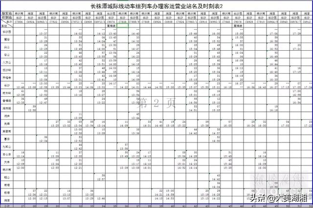 长沙到株洲城际铁路时刻表查询，长株潭城铁时刻表长沙到株洲（长株潭城铁运行将有重大调整）