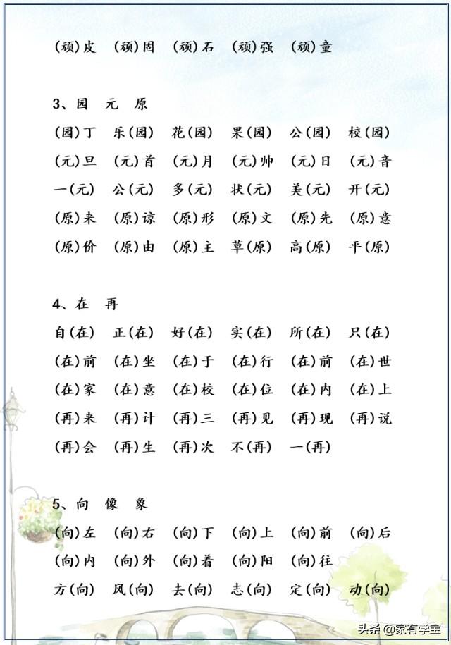 命同音字有哪些字，命的同音字（<续>一二年级语文同音字汇总）