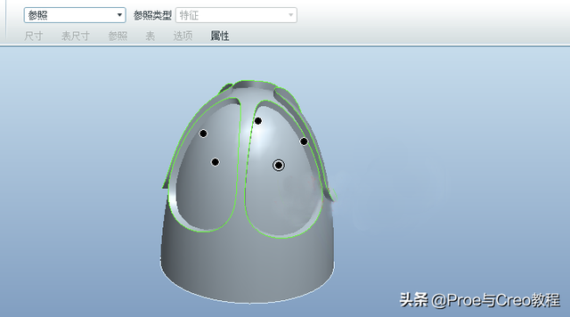 如何用creo画球体，creo怎么画圆锥体（Proe曲面建模创建球形把手）