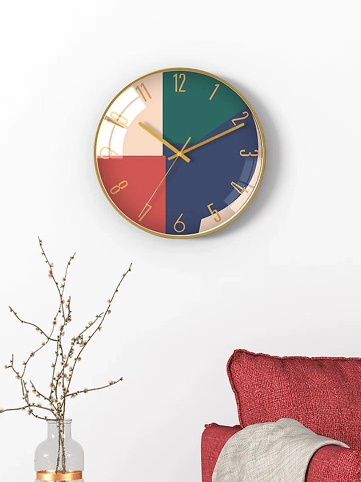 9款现代简约静音客厅挂钟，个性创意家居时尚圆形钟表！