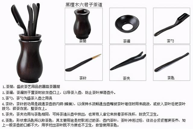 整套茶具图片大全茶具名称，十三种茶具介绍大全（17个常用茶具+茶道6君子）