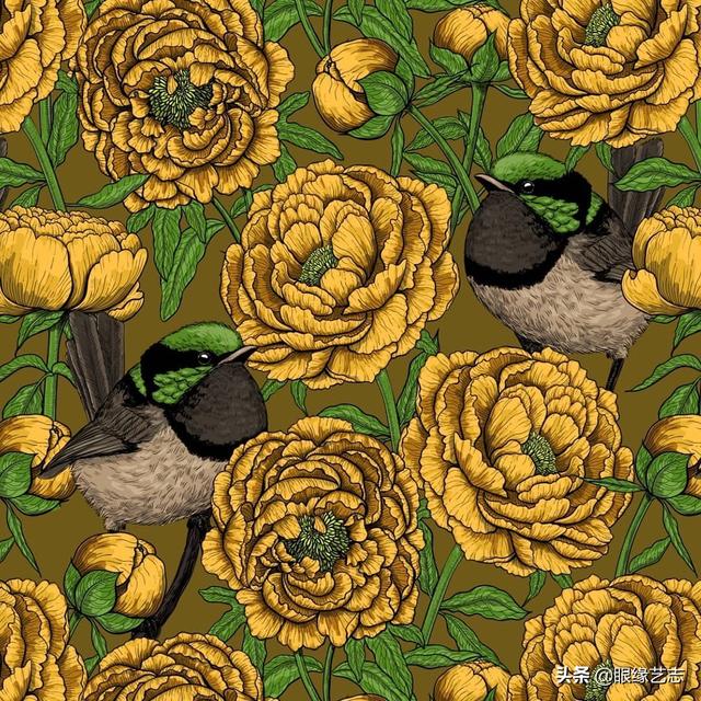 单独纹样图案(单独纹样图案彩色)