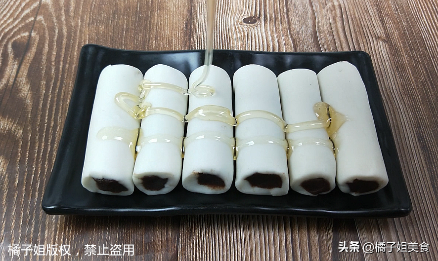 圖片[8]-【糯米豆沙涼糕】做法步驟圖 外皮軟糯 內餡香甜細膩-起舞食譜網