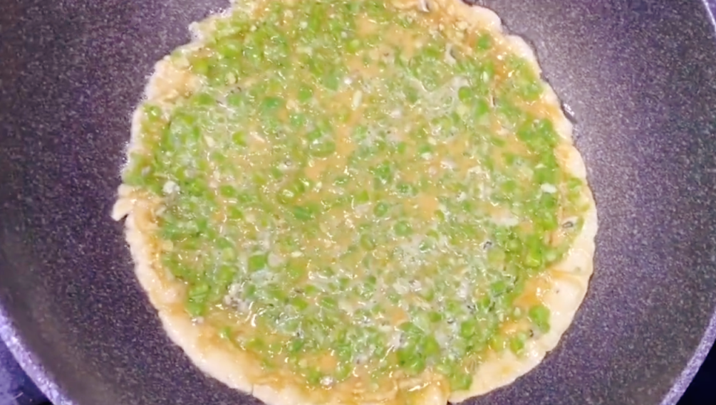 图片[4]-【豆角鸡蛋饼】做法步骤图 孩子特别喜欢吃 真香-起舞食谱网