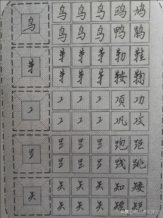 舌字旁的字有哪些了，舌字旁的字都有哪些（行书偏旁部首、舌字旁、山字旁、田字旁、隹字旁、齿字旁、循序渐）