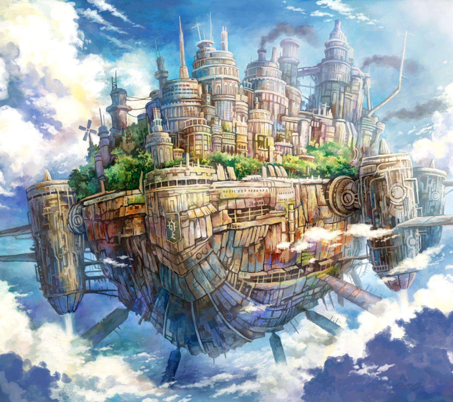 盘点那些acg作品里的天空之城