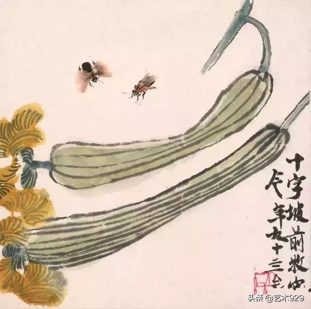 丝瓜喜欢阴还是阳，丝瓜苗喜阳还是阴（一教就会，国画丝瓜的写意画法）