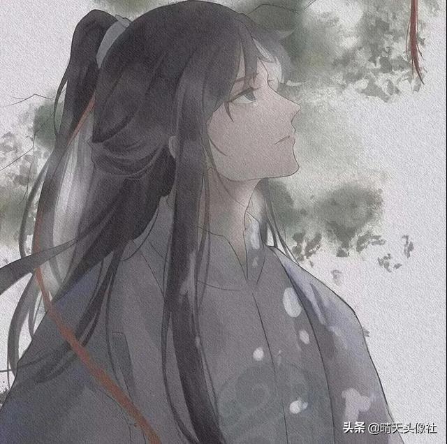 回头图片伤感男动漫古风，动漫男头  古风 伤感微信（古风动漫男生头像）