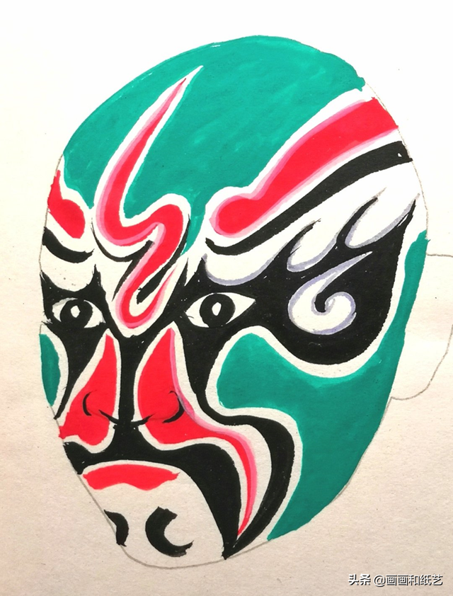 京剧脸谱颜色含义，京剧脸谱颜色的含义（绿色系京剧脸谱的人物特点）