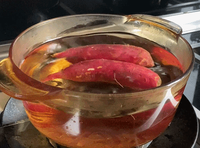 甜薯去皮的方法，剥皮薯怎么做好吃（烤红薯不要直接放进烤箱烤）