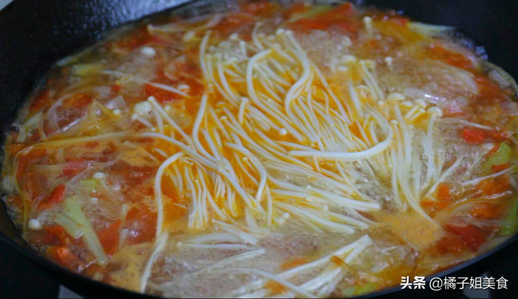 圖片[6]-蘿卜西紅柿金針菇雞蛋湯 營養開胃 清淡不油膩  秋冬必備-起舞食譜網