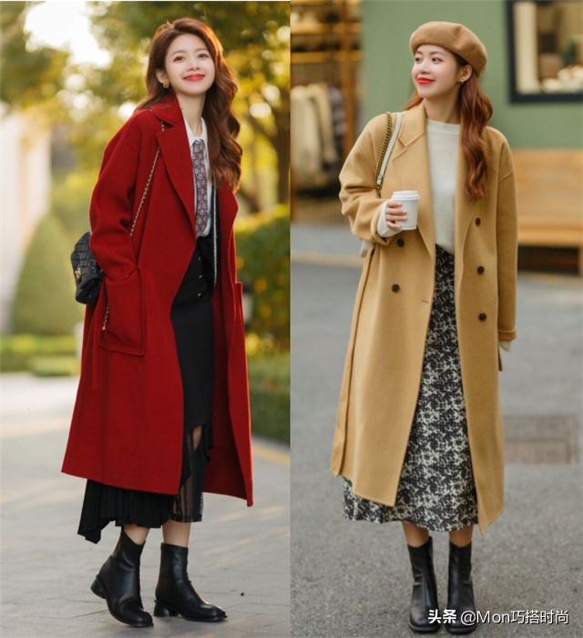 冬季长裙怎么搭配衣服好看，冬天长裙子怎么搭配（“半身长裙”也太适合冬天了）