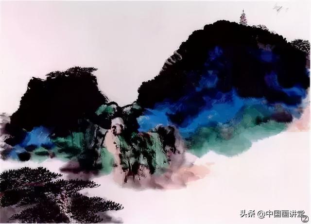 山的画法简单又漂亮，山的简笔画怎么画（简单的青绿山水画法）
