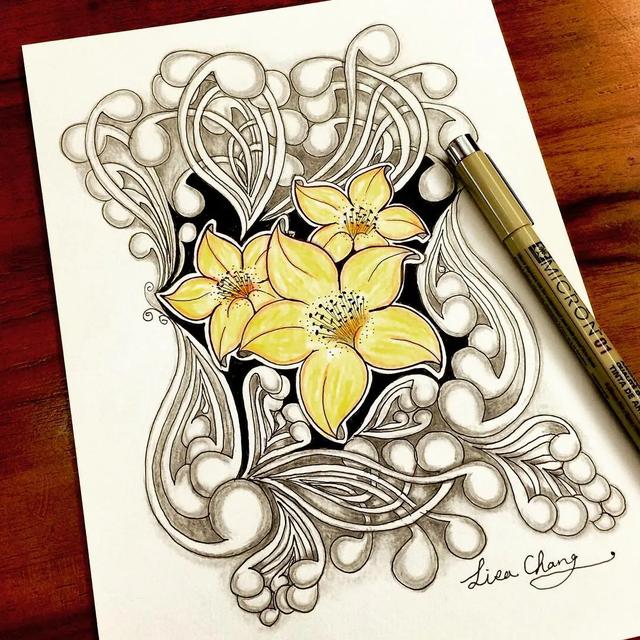 几步画出美丽画面，水粉画教程（5个步骤教你用最普通的笔）