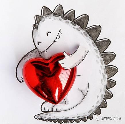 小恐龙怎么画，恐龙怎么画简单又好看（创意手绘丨他画出一只很有戏的小恐龙）