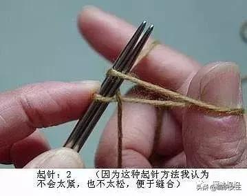  毛线帽子的编织方法，一款简单的帽子的编织方法 