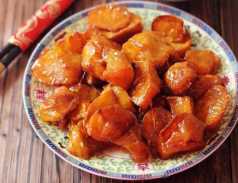 图片[8]-【拔丝红薯】做法步骤图 香甜可口不沾牙 千万不要错过哦！-起舞食谱网