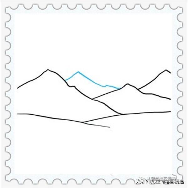 简笔画----风景画的简易画法，画简笔画 风景（儿童简笔画精选-风景画）