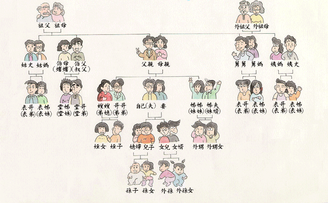 先祖是什么意思，光遇先祖问号是什么意思（一张图看懂辈分称呼）