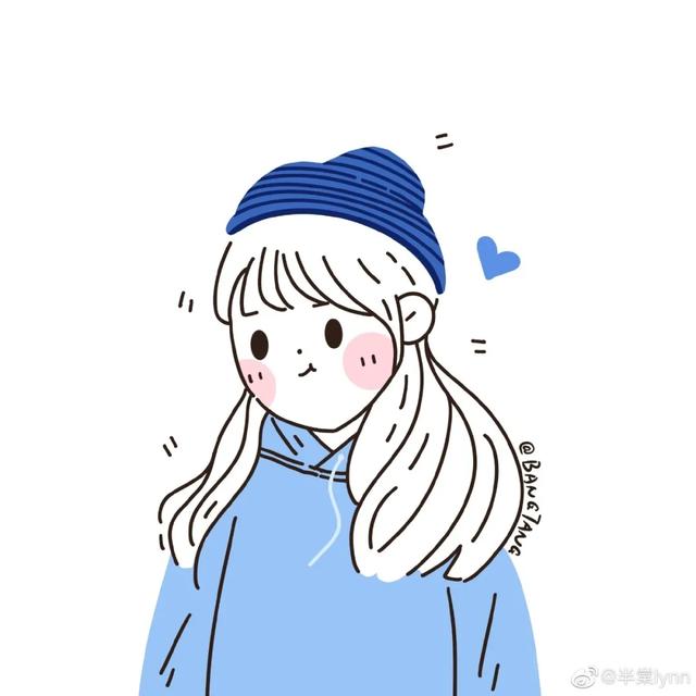 简笔画头像/可爱微信，简笔画头像/可爱（简笔画线条头像）