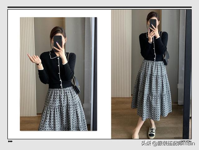 开衫的时尚百搭搭配，短款开衫的搭配（早秋解锁针织开衫的时髦穿法）