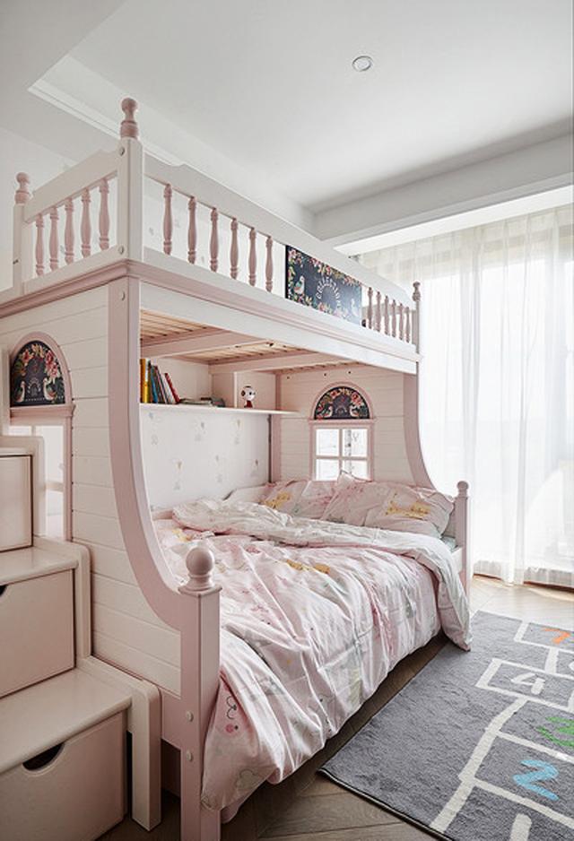 上下床 怎么摆放,20组儿童房上下床摆放图