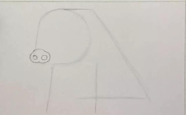 猪头简笔画怎么画，让我们一起学一下小猪简笔画吧