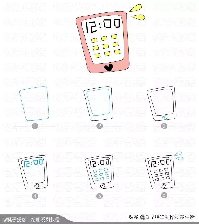 简笔画——书桌一角，图书室一角简笔画（简单又好玩的简笔画）