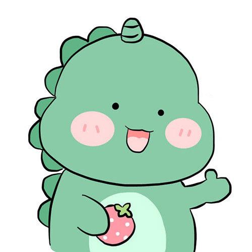 沈言  小恐龙表情/一生好运的微信头像，沈言是哪部小说中的人物（可爱卡通小恐龙）