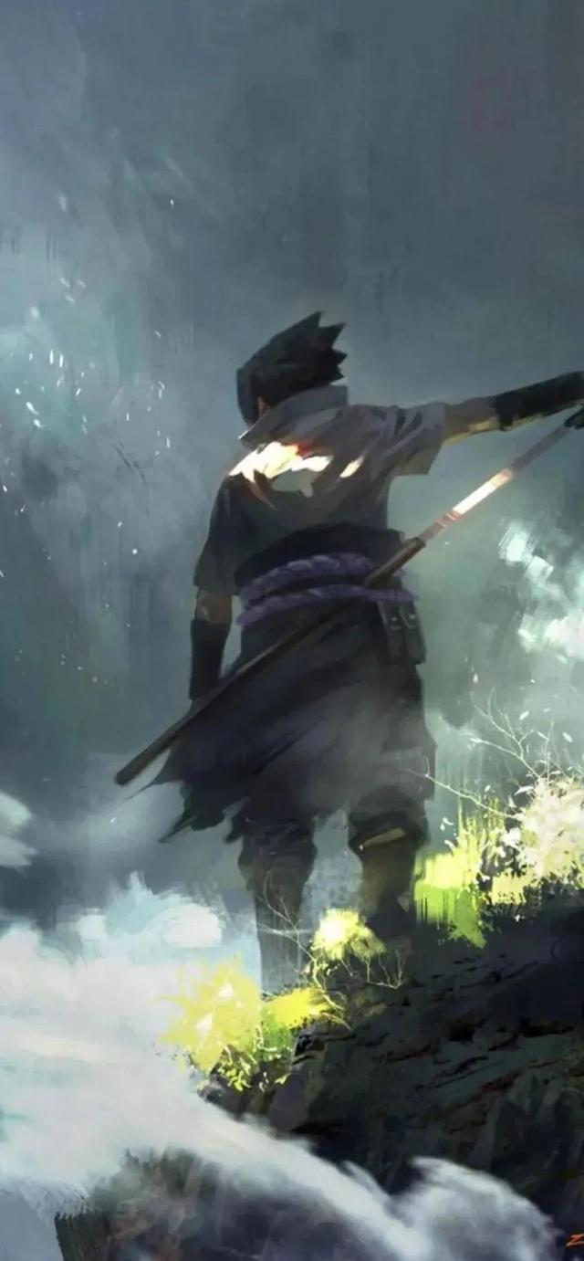 小南《火影忍者》wb左助，微信头像，小南《火影忍者》wb左助（宇智波佐助壁纸头像）