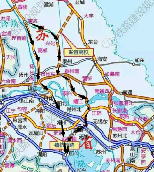 扬州高铁南站在哪里，扬州高铁东站在哪里（北沿江高铁扬州段并站困局）
